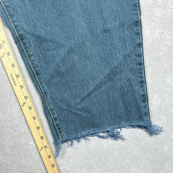 Diesel Basic Jeans Saddle Denim Men’s 36X27 Green Denim Straight Fit Raw Hem - Picture 7 of 14